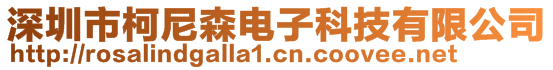 深圳市柯尼森電子科技有限公司