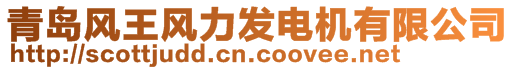 青島風王風力發(fā)電機有限公司