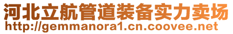 河北立航管道裝備實力賣場