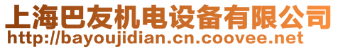 上海巴友機(jī)電設(shè)備有限公司