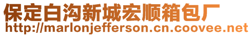 保定白溝新城宏順箱包廠