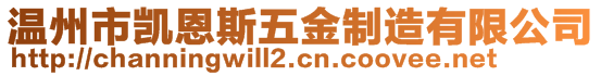 溫州市凱恩斯五金制造有限公司