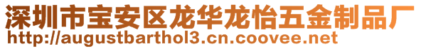 深圳市宝安区龙华龙怡五金制品厂