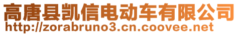 高唐縣凱信電動(dòng)車(chē)有限公司