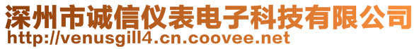 深州市誠信儀表電子科技有限公司