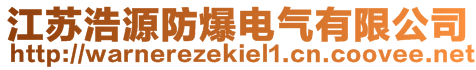 江蘇浩源防爆電氣有限公司