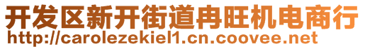 開發(fā)區(qū)新開街道冉旺機(jī)電商行