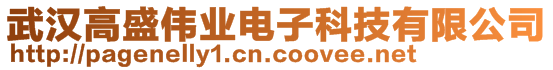 武漢高盛偉業(yè)電子科技有限公司