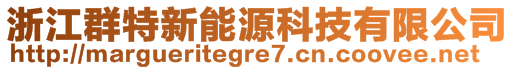 浙江群特新能源科技有限公司