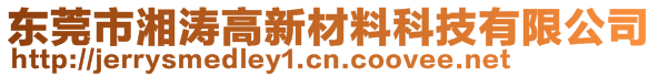 東莞市湘濤高新材料科技有限公司