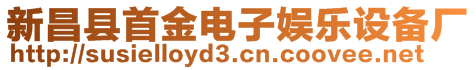 新昌縣首金電子娛樂(lè)設(shè)備廠