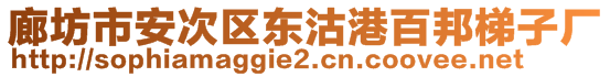 廊坊市安次區(qū)東沽港百邦梯子廠