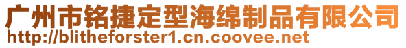 廣州市銘捷定型海綿制品有限公司