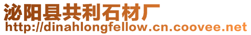 泌陽(yáng)縣共利石材廠