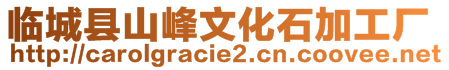 臨城縣山峰文化石加工廠