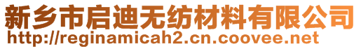 新乡市启迪无纺材料有限公司