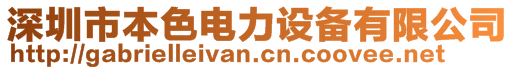 深圳市本色電力設(shè)備有限公司