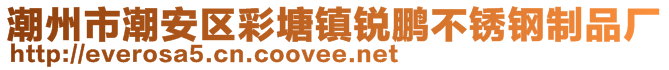 潮州市潮安區(qū)彩塘鎮(zhèn)銳鵬不銹鋼制品廠