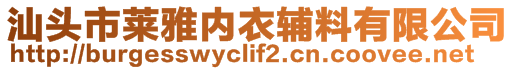 汕頭市萊雅內(nèi)衣輔料有限公司