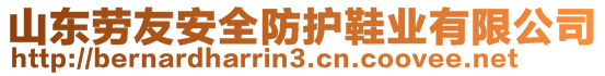 山東勞友安全防護鞋業(yè)有限公司