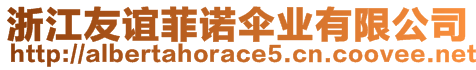 浙江友誼菲諾傘業(yè)有限公司