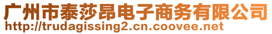 广州市泰莎昂电子商务有限公司