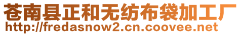 蒼南縣正和無(wú)紡布袋加工廠