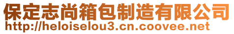 保定志尚箱包制造有限公司