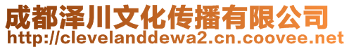 成都澤川文化傳播有限公司