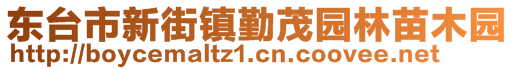 東臺市新街鎮(zhèn)勤茂園林苗木園