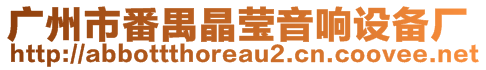 廣州市番禺晶瑩音響設(shè)備廠