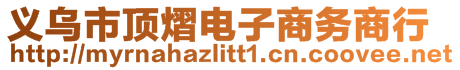 義烏市頂熠電子商務(wù)商行