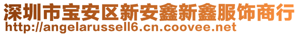 深圳市寶安區(qū)新安鑫新鑫服飾商行