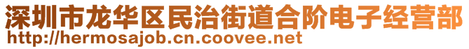 深圳市龙华区民治街道合阶电子经营部