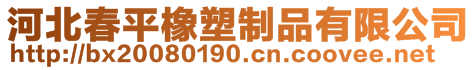 河北春平橡塑制品有限公司