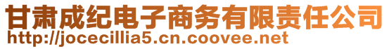 甘肅成紀(jì)電子商務(wù)有限責(zé)任公司