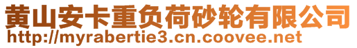 黄山安卡重负荷砂轮有限公司