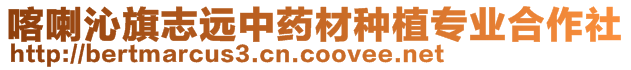 喀喇沁旗志遠(yuǎn)中藥材種植專(zhuān)業(yè)合作社