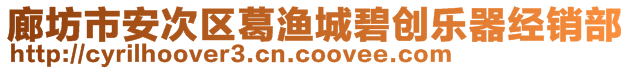 廊坊市安次区葛渔城碧创乐器经销部