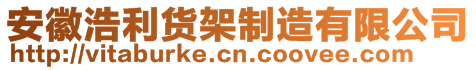 安徽浩利貨架制造有限公司