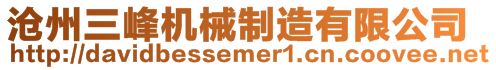滄州三峰機(jī)械制造有限公司