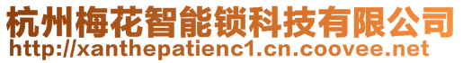 杭州梅花智能鎖科技有限公司