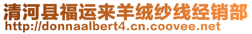 清河縣福運(yùn)來(lái)羊絨紗線經(jīng)銷部