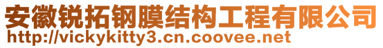 安徽銳拓鋼膜結(jié)構(gòu)工程有限公司