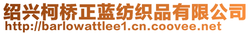 紹興柯橋正藍(lán)紡織品有限公司