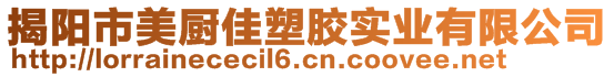 揭陽(yáng)市美廚佳塑膠實(shí)業(yè)有限公司