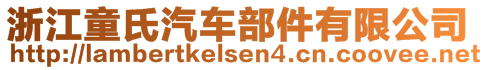 浙江童氏汽車部件有限公司