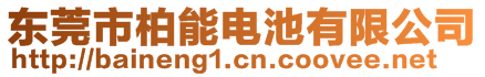 东莞市柏能电池有限公司