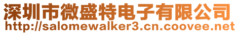 深圳市微盛特電子有限公司