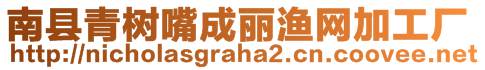 南縣青樹嘴成麗漁網(wǎng)加工廠